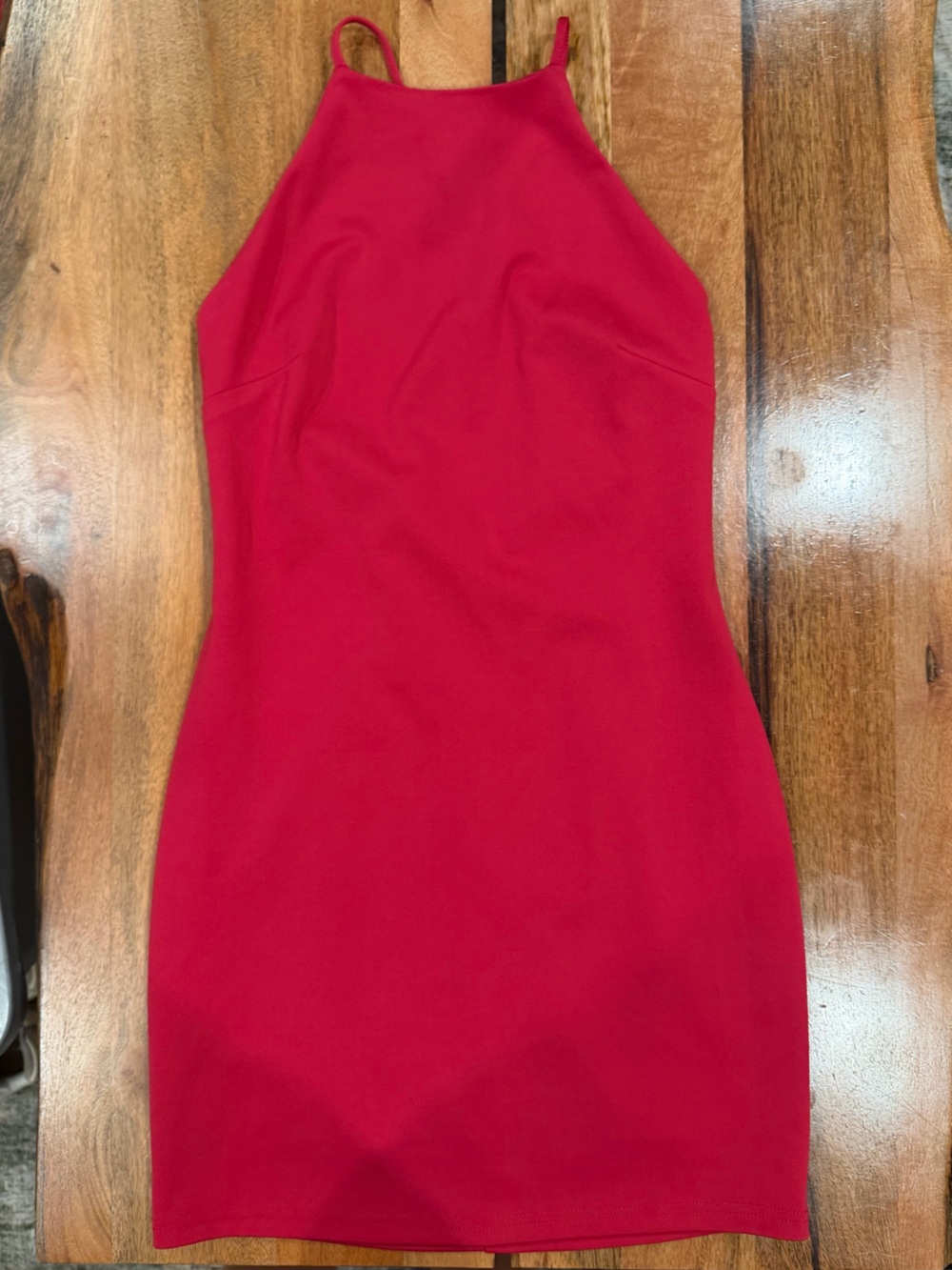 Forever 21 Red Mini Bodycon Dress Pink